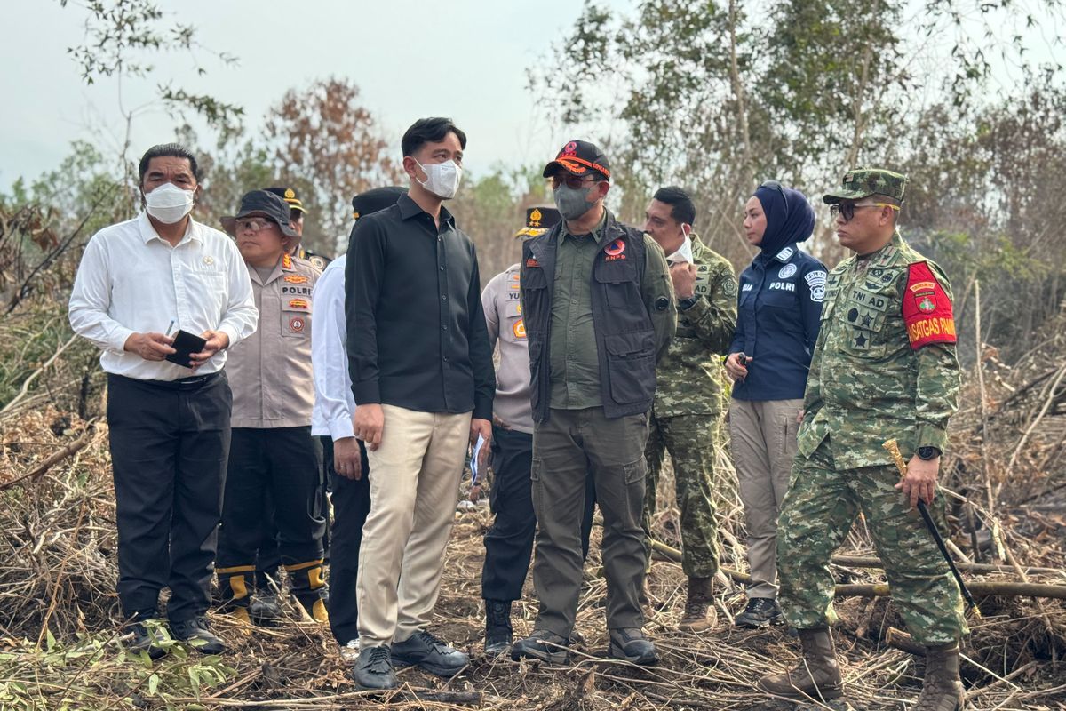 Tinjau Penanganan Karhutla di Kalimantan, Wapres Gibran Sampaikan Permohonan Maaf